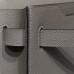 Hermes Kelly Depeches 25 Pouch in Etain Epsom