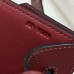 Hermes Kelly Depeches 25 Pouch in Rubis Epsom