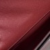 Hermes Kelly Depeches 25 Pouch in Rubis Epsom