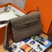 Silver-tone hardware on replica Hermes Depeches 25