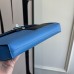 Hermes Kelly Depeches 25 Pouch in Blue Hydra / Black Evercolor Leather Hermes Kelly Depeches 25 Pouch in Blue Hydra / Black Evercolor Leather