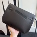 Hermes Kelly Depeches 25 Pouch in Ebene / Black Evercolor Leather Hermes Kelly Depeches 25 Pouch in Ebene / Black Evercolor Leather