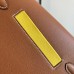 Hermes Kelly Depeches 25 Pouch in Gold / Naples Yellow Evercolor Leather Hermes Kelly Depeches 25 Pouch in Gold / Naples Yellow Evercolor Leather