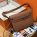 Silver-tone hardware on replica Hermes Depeches 25