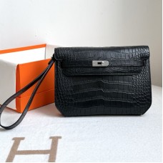 Replica Hermes Kelly Depeches 25 Matte Niloticus Crocodile Leather Pouch Replica Hermes Kelly Depeches 25 Pouch Matte Niloticus Crocodile Wrist Clutch