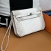 Hermes Kelly Depeches 25 Pouch in Himalayan Crocodile Niloticus Skin