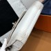 Hermes Kelly Depeches 25 Pouch in Himalayan Crocodile Niloticus Skin