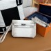 Hermes Kelly Depeches 25 Pouch in Himalayan Crocodile Niloticus Skin