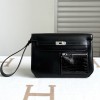 Hermes Kelly Depeches 25 Pouch in Swift Shiny Niloticus Crocodile leather