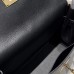 Hermes Kelly Messenger PM Bag in Black Evercolor Leather