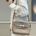 Hermes Kelly Messenger PM Bag in Etoupe Evercolor Leather