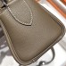 Hermes Kelly Messenger PM Bag in Etoupe Evercolor Leather