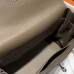 Hermes Kelly Messenger PM Bag in Etoupe Evercolor Leather