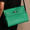 Hermes Kelly Messenger GM Bag in Bamboo Togo Leather