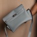 Hermes Kelly Messenger GM Bag in Bleu Lin Togo Leather