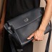 Hermes Kelly Messenger GM Bag in Bleu Nuit Togo Leather