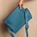 Hermes Kelly Messenger GM Bag in Blue Colvert Togo Leather
