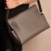 Hermes Kelly Messenger GM Bag in Etain Togo Leather