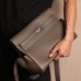 Hermes Kelly Messenger GM Bag in Etain Togo Leather