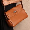 Hermes Kelly Messenger GM Bag in Gold Swift Leather