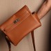 Hermes Kelly Messenger GM Bag in Gold Swift Leather