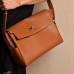 Hermes Kelly Messenger GM Bag in Gold Swift Leather