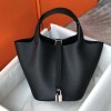 Hermes Picotin Lock 22 Bag Black PHW