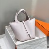 Hermes Picotin Lock 22 Bag Mauve Pale