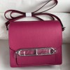 Hermes Mini Roulis 18cm Bag In Magnolia Evercolor Leather PHW