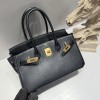 Hermes Shoulder Birkin 29cm in Black Evercolor Leather