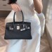 Hermes Shoulder Birkin 29cm in Black Evercolor Leather Hermes Shoulder Birkin 29cm in Black Evercolor Leather