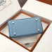 Hermes Shoulder Birkin 29cm in Blue Jean Evercolor Leather Hermes Shoulder Birkin 29cm in Blue Jean Evercolor Leather