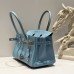 Hermes Shoulder Birkin 29cm in Blue Jean Evercolor Leather Hermes Shoulder Birkin 29cm in Blue Jean Evercolor Leather