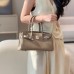 Hermes Shoulder Birkin 29cm in Etoupe Evercolor Leather Hermes Shoulder Birkin 29cm in Etoupe Evercolor Leather