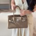 Hermes Shoulder Birkin 29cm in Etoupe Evercolor Leather Hermes Shoulder Birkin 29cm in Etoupe Evercolor Leather