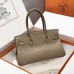 Hermes Shoulder Birkin 29cm in Etoupe Evercolor Leather Hermes Shoulder Birkin 29cm in Etoupe Evercolor Leather