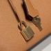 Hermes Shoulder Birkin 29cm in Gold Evercolor Leather Hermes Shoulder Birkin 29cm in Gold Evercolor Leather