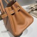 Hermes Shoulder Birkin 29cm in Gold Evercolor Leather Hermes Shoulder Birkin 29cm in Gold Evercolor Leather