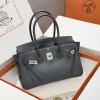 Hermes Shoulder Birkin 29cm in Gris Misty Evercolor Leather