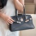 Hermes Shoulder Birkin 29cm in Gris Misty Evercolor Leather Hermes Shoulder Birkin 29cm in Gris Misty Evercolor Leather