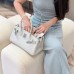 Hermes Shoulder Birkin 29cm in Gris Platine Evercolor Leather