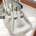 Hermes Shoulder Birkin 29cm in Gris Platine Evercolor Leather