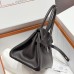 Hermes Shoulder Birkin 29cm in Ebene Evercolor Leather Hermes Shoulder Birkin 29cm in Ebene Evercolor Leather