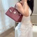 Hermes Shoulder Birkin 29cm in Rouge H Evercolor Leather