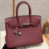 Hermes Birkin 30 in Rouge H Togo Leather PHW