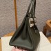 Hermes Birkin 30 in Olive Green Togo Leather PHW