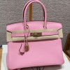 Hermes Birkin 30 in Bubble Gum Togo Leather PHW