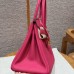 Hermes Birkin 30 in Fuchsia Togo Leather GHW