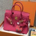 Hermes Birkin 30 in Fuchsia Togo Leather GHW