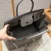 Hermes Birkin 30 in Gris Asphaite Togo Leather PHW